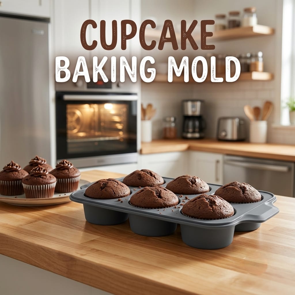 Premium Silicone Baking Mold – Muffin & Cupcake Tray