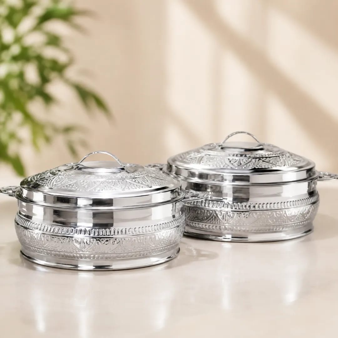 Premium Engraved Insulated Stainless Steel Hot Pot