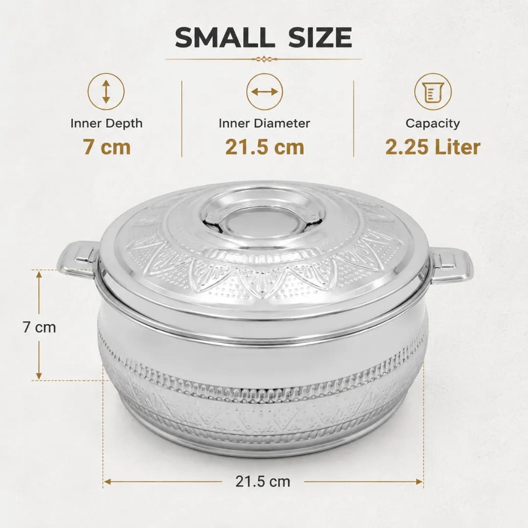 Premium Engraved Insulated Stainless Steel Hot Pot