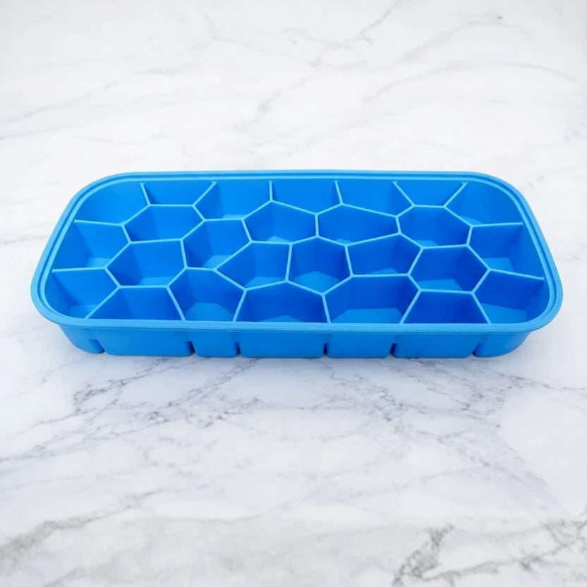 4-Piece Matrix Ice Cube Tray Bundle – Reusable Silicone Ice Molds