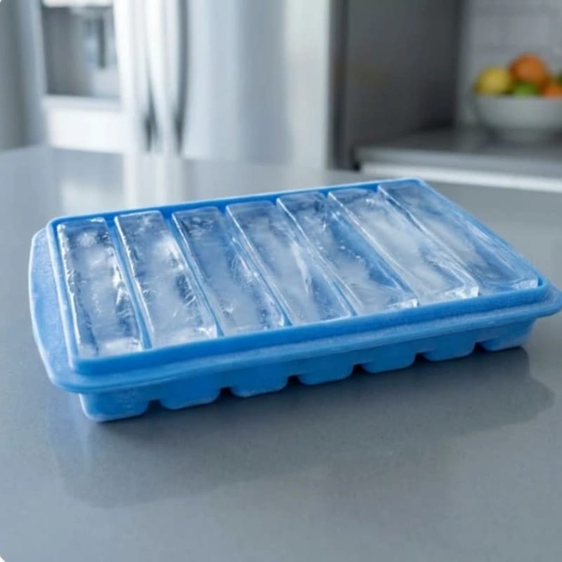 4-Piece Silicone Ice Cube Tray Bundle – 4 Designs With Sorted Colors