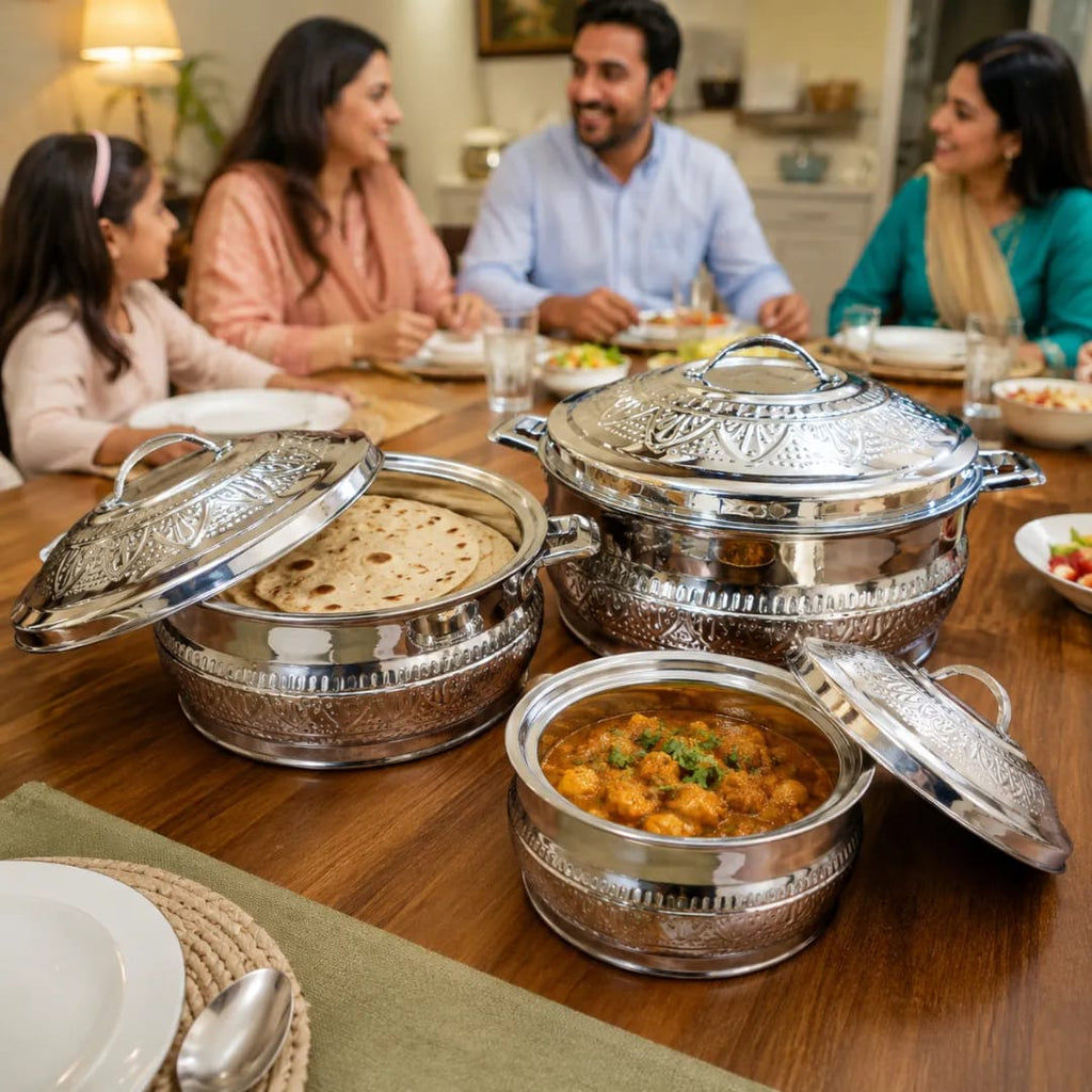 Premium Engraved Insulated Stainless Steel Hot Pot