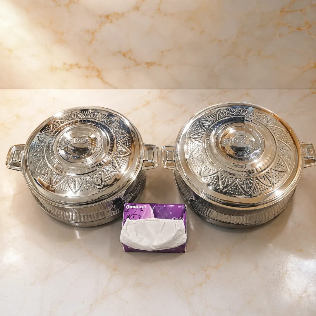 Premium Engraved Insulated Stainless Steel Hot Pot