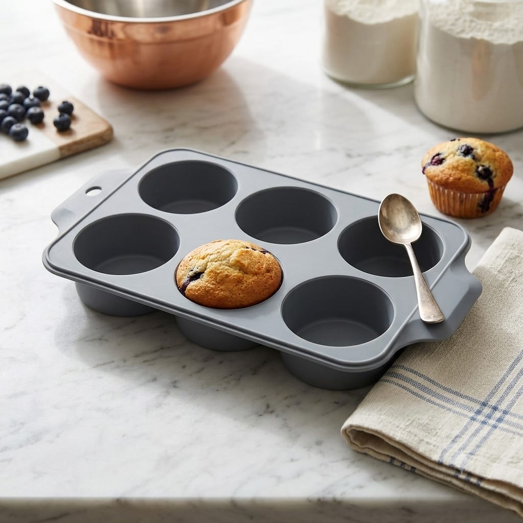 Premium Silicone Baking Mold – Muffin & Cupcake Tray