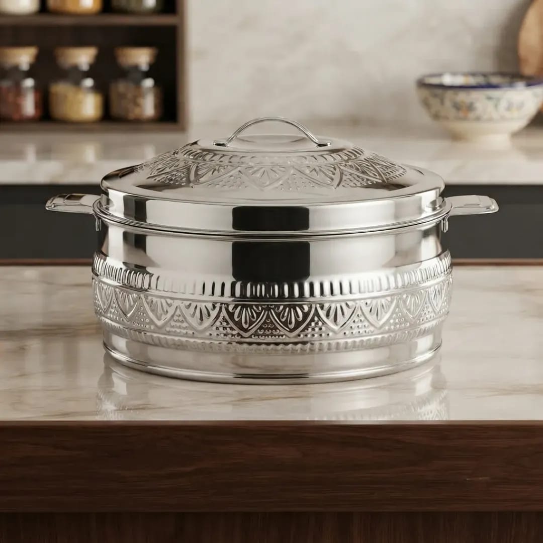 Premium Engraved Insulated Stainless Steel Hot Pot